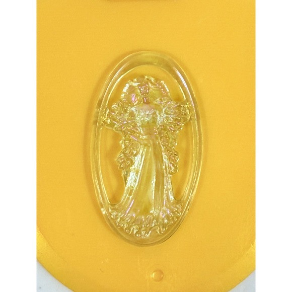 Mattel Other - Vintage 1983 Mattel Crystal Barbie Dolls Necklace Iridescent Pendant 1 3/4in